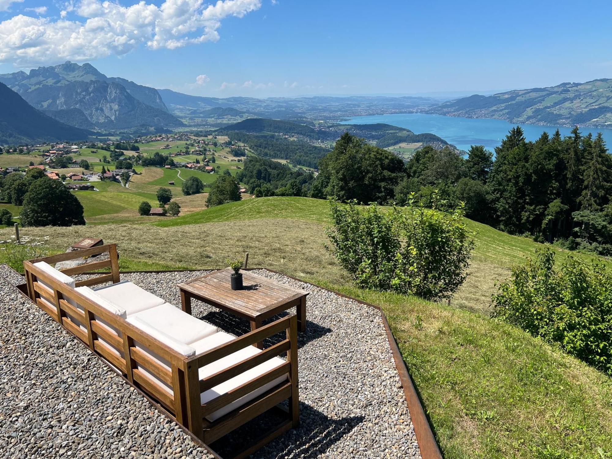Auszeit-Hotel Z Aeschiried Aeschi Bei Spiez Dış mekan fotoğraf