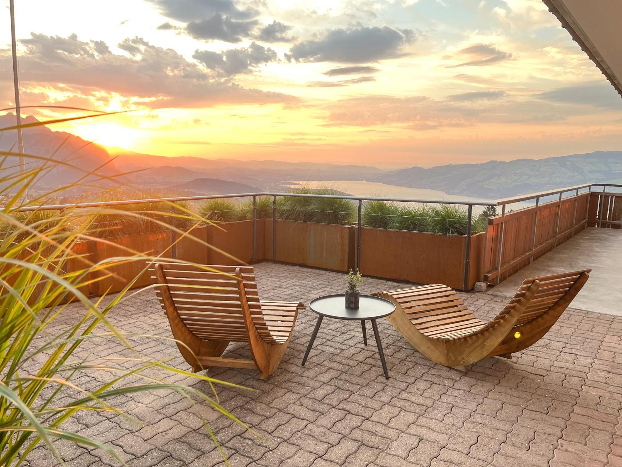 Auszeit-Hotel Z Aeschiried Aeschi Bei Spiez Dış mekan fotoğraf